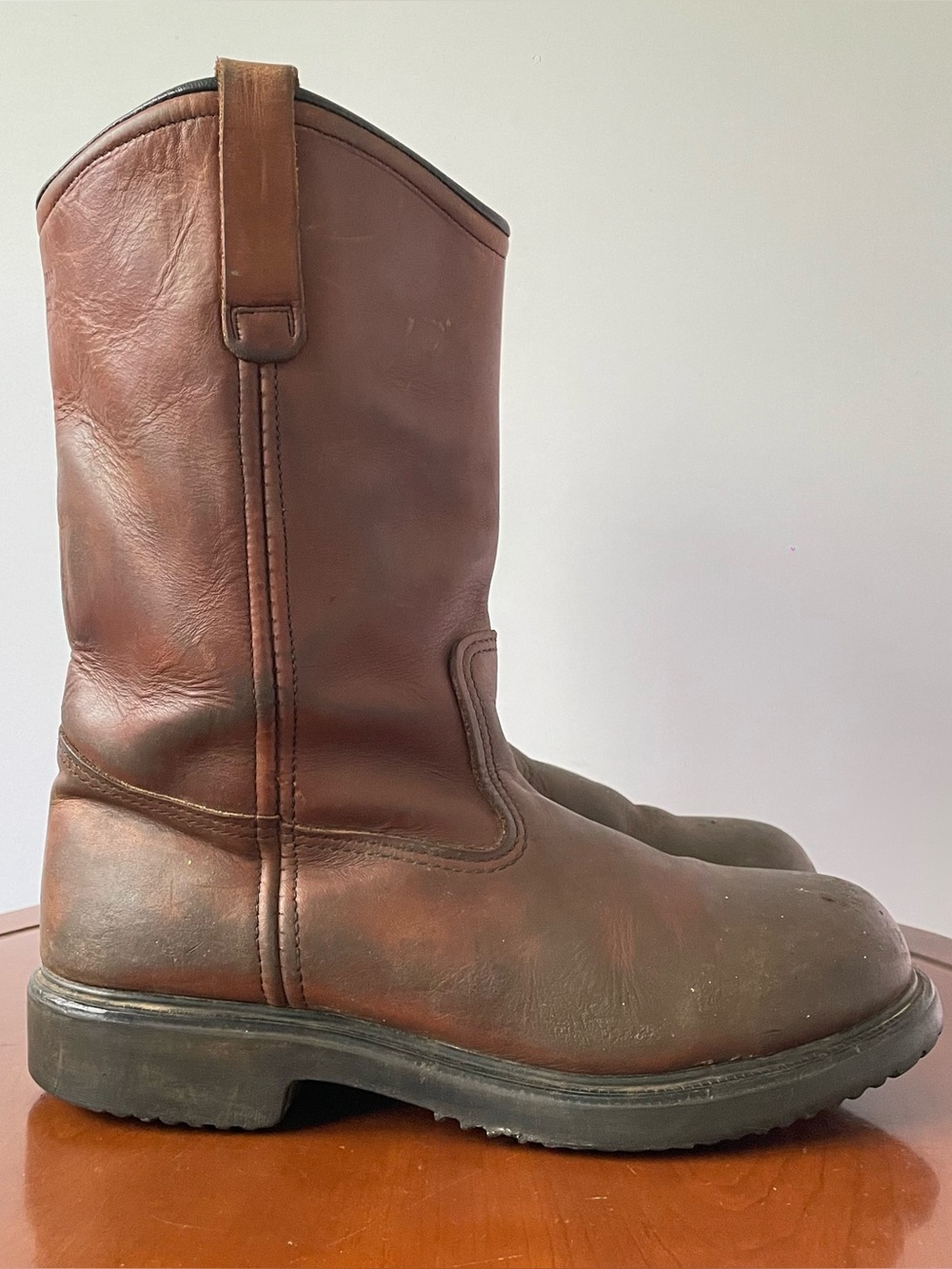 Red Wing pull-on leather work boots | US 8.5D